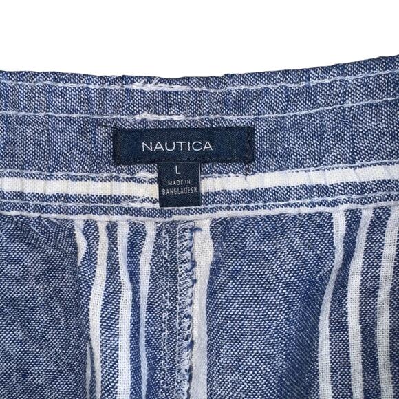 Nautica Tie Waist Lightweight Shorts Sz Large - Picture 6 of 8